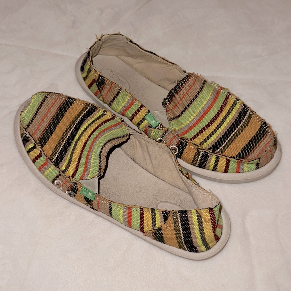 Sanuk - Multicolor Striped Slip On Shoe